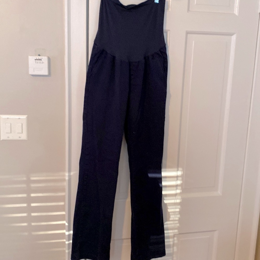 Indigo blue maternity jeans